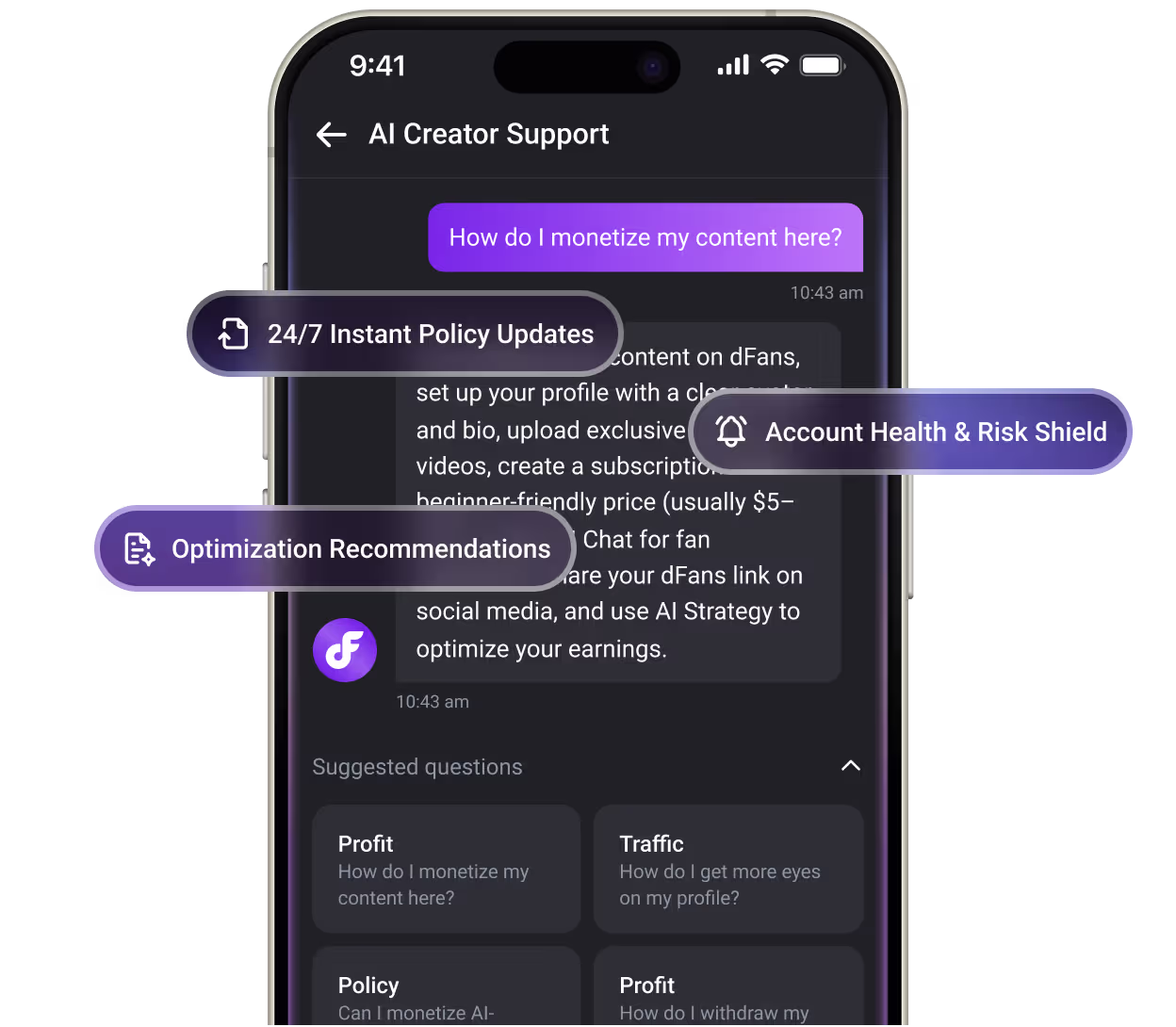 AI Creator Support